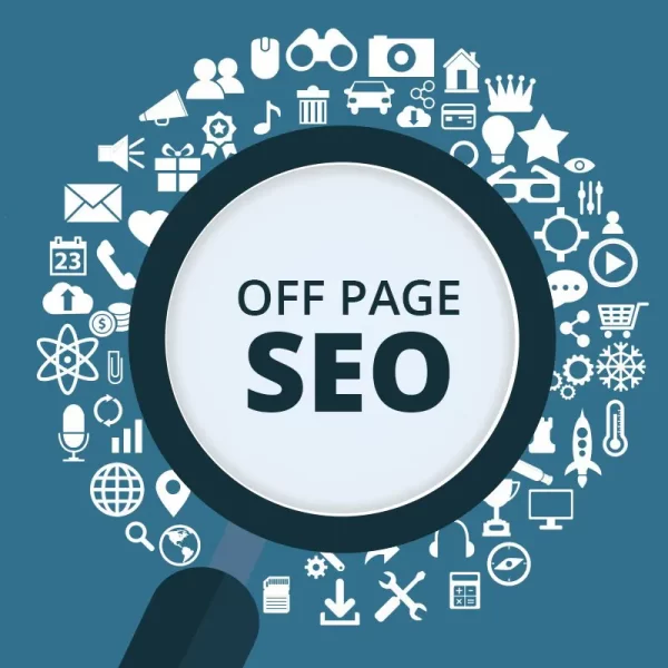 المان های دیجیتال مارکتینگ و تبلیغات که در وسطش نوشته شده offpage seo